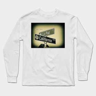 La Paz Drive &amp; California Boulevard, San Marino, CA by Mistah Wilson Long Sleeve T-Shirt